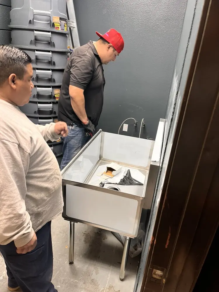 Commercial plumbing and sink installation in Ibapah